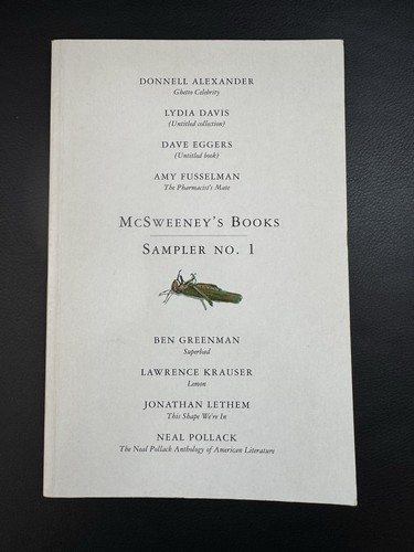 Mcsweeney books sampler - mcsweeney’s,